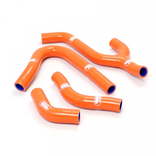 SAMCO SPORT Siliconschlauch Kit orange für KTM 250 EXC 380 EXC Modelljahr 1998-2002