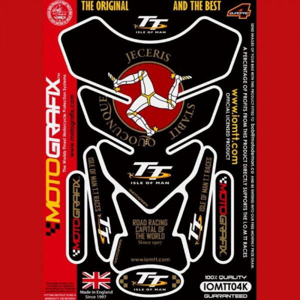 Motografix 3D Gel Tank Pad Protector IOMTT04K