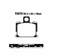 EBC-FA70 V Bremsbeläge passend für Yamaha RX 80, RD 80, RD 250 EBC-FA70 V Bremsbeläge passend für Yamaha RX 80, RD 80, RD 250