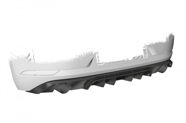 Heckansatz passend für VW Golf 7 (Typ AU) GTI 2017–2021