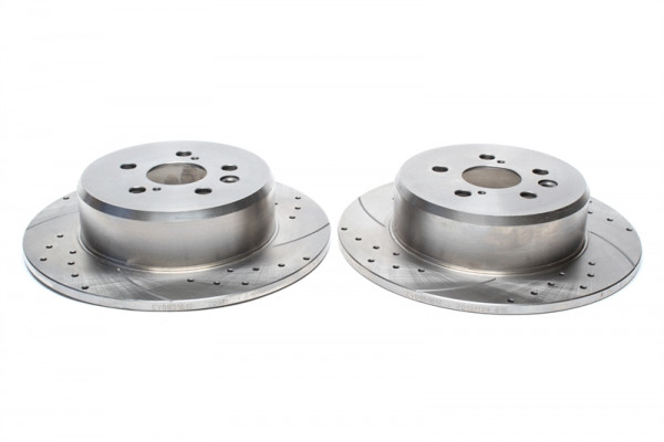 TA Technix Sport Bremsscheiben Satz Hinterachse passend für Toyota Avensis