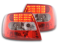 LED Rückleuchten Set passend für Audi A4 B5 Limousine 95-00 klar/rot LED Rückleuchten Set passend für Audi A4 B5 Limousine 95-00 klar/rot