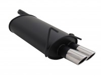 Novus Sportauspuff passend für Mercedes C-Klasse W202 / W208 2x76mm SR-Design Novus Sportauspuff passend für Mercedes C-Klasse W202 / W208 2x76mm SR-Design