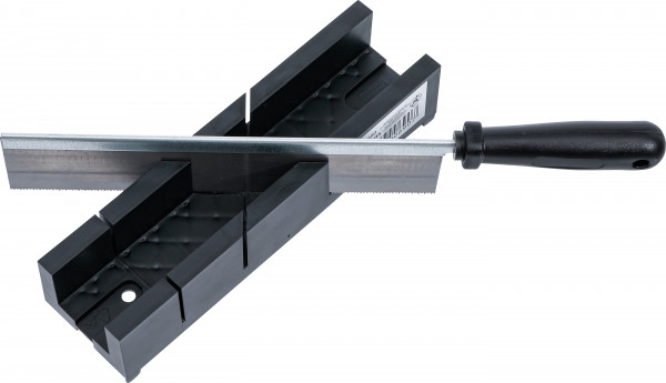 Kunststoff-Gehrungslade mit Feinsäge 245 x 65 x 48 mm