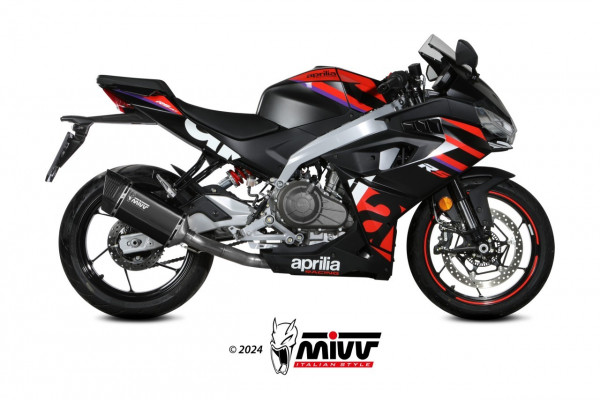 MIVV SR-1 Edelstahl Schwarz APRILIA RS 457 24-