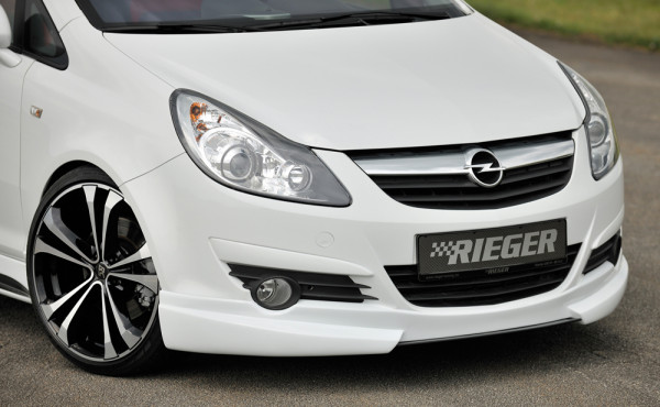 Rieger Spoilerlippe für Opel Corsa D 3-tür. 07.06-12.10 (bis Facelift)