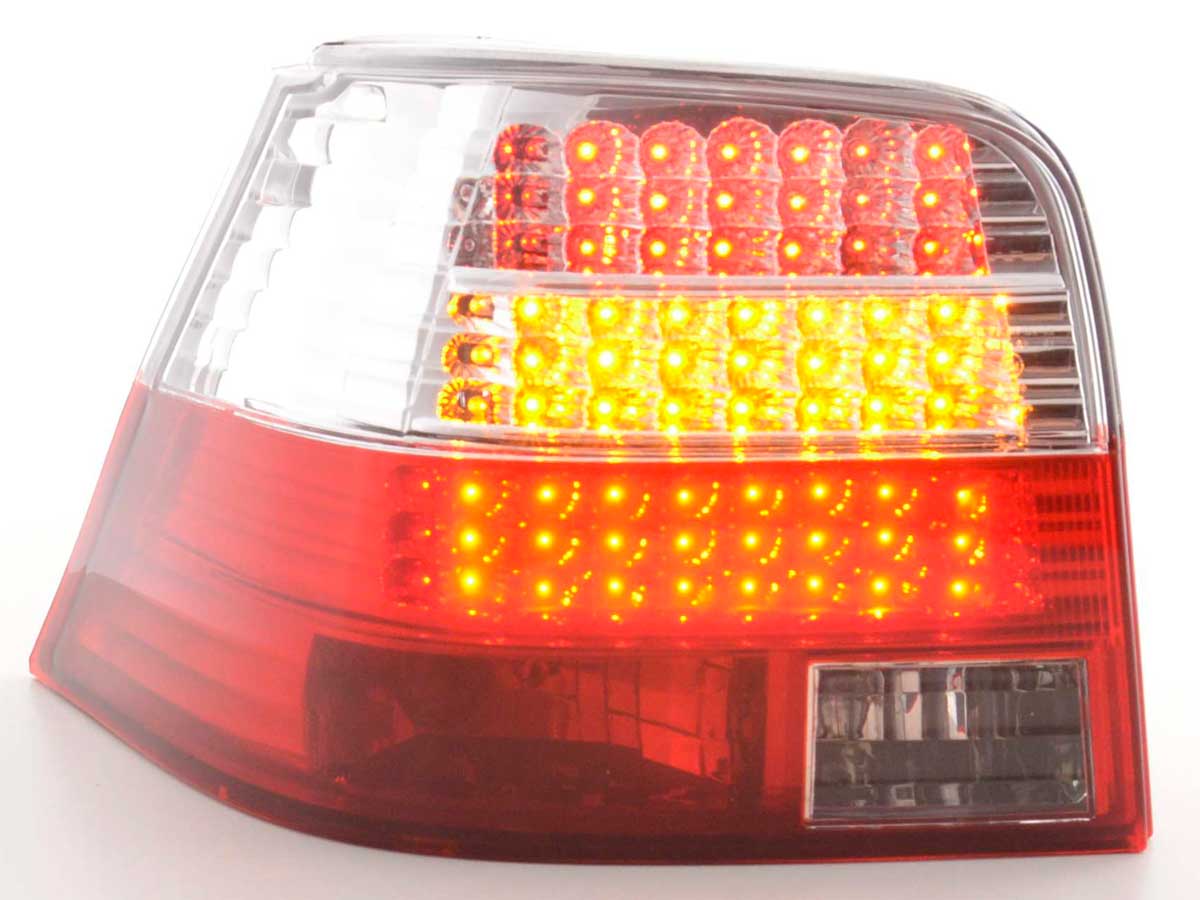 LED Rückleuchten Set VW Golf 4 Typ 1J 98-02 klar/rot, Rückleuchten, Fahrzeugbeleuchtung, Auto Tuning