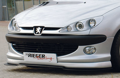 Rieger Spoilerlippe passend für Peugeot 206 Cabrio CC 09.98-05.06