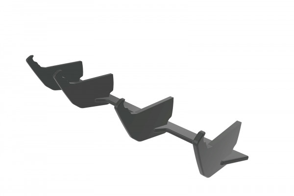 Racing Diffusor / Heckansatz passend für VW Golf 7 (Typ AU) Variant R-Line