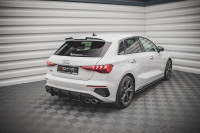 Street Pro Heck Ansatz Flaps Diffusor passend für Audi S3 Sportback 8Y Street Pro Heck Ansatz Flaps Diffusor passend für Audi S3 Sportback 8Y