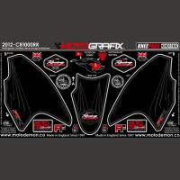 Motografix Tankschutz Knie Pads passend für Honda CBR 1000 RR Fireblade 2012-2016 Motografix Tankschutz Knie Pads passend für Honda CBR 1000 RR Fireblade 2012-2016