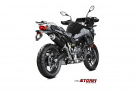 STORM by MIVV Endschalldämpfer Oval Edelstahl Schwarz passend für BMW F 800 GS 24-25 STORM by MIVV Endschalldämpfer Oval Edelstahl Schwarz passend für BMW F 800 GS 24-25