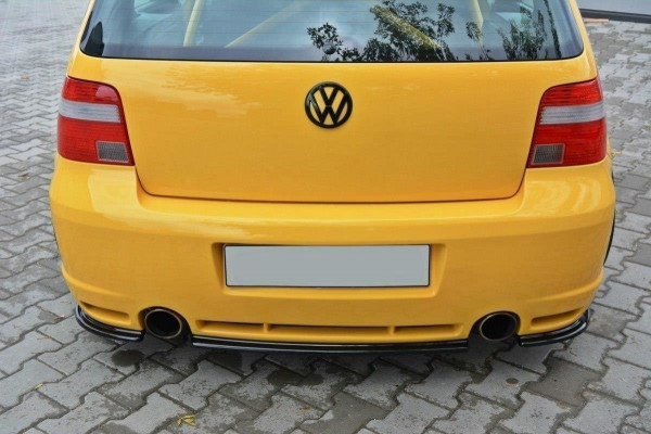 Mittlerer Diffusor Heck Ansatz Für VW GOLF 4 R32 Carbon Look