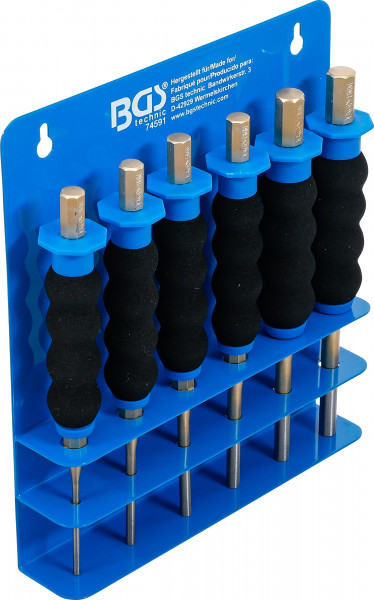 Splintentreiber-Satz mit Handschutz 6-teilig