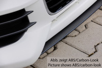 Rieger Spoilerschwert matt schwarz für Audi A1 (8X) 5-tür. (Sportback) 08.10-12.14 (bis Facelift) Ausführung: Schwarz matt