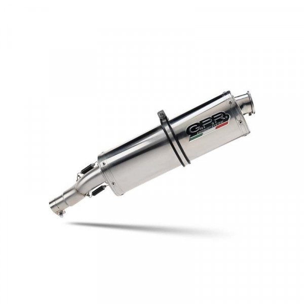 GPR Trioval Slip-On Auspuff passend für Moto Guzzi V85 TT 2021-2024