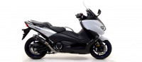 Giannelli Ipersport Komplettanlage Aluminium Schwarz passend für Yamaha T-Max 530 2017- Giannelli Ipersport Komplettanlage Aluminium Schwarz passend für Yamaha T-Max 530 2017-