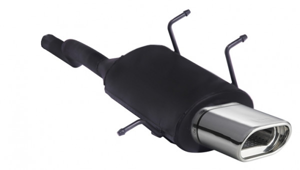 Ulter Sportauspuff passend für Suzuki Swift II Hatchback 1989–2005 1 Endrohr oval 145×75