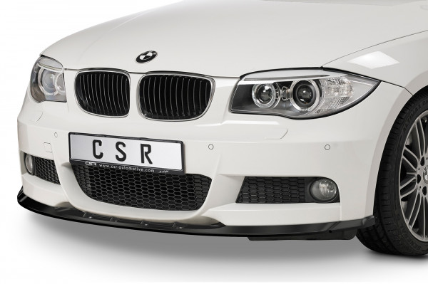 Cup-Spoilerlippe mit ABE für BMW 1er E82 / E88 M-Paket CSL494 Schwarz Strukturiert