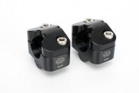 GILLES 1D.GT Lenkererhöhungen schwarz passend für Aprilia, Honda, Yamaha u.v.m. GILLES 1D.GT Lenkererhöhungen schwarz passend für Aprilia, Honda, Yamaha u.v.m.