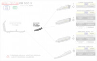 Arrow Zwischenrohr passend für Honda CB 500 X 2019–2020 Arrow Zwischenrohr passend für Honda CB 500 X 2019–2020