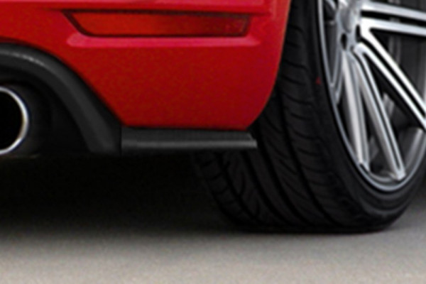 Heckansatz Seitenteile tiefe Ausführung für Seriendiffusor für VW Golf 6 1K