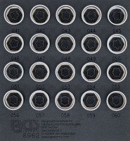 Felgenschloss-Werkzeug-Satz passend für BMW – Werkstattwageneinlage 20-tlg. Felgenschloss-Werkzeug-Satz passend für BMW – Werkstattwageneinlage 20-tlg.