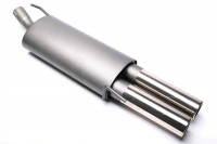 TA Technix Sportendschalldämpfer 2x76mm passend für VW Golf III, Golf III+IV Cabriolet TA Technix Sportendschalldämpfer 2x76mm passend für VW Golf III, Golf III+IV Cabriolet