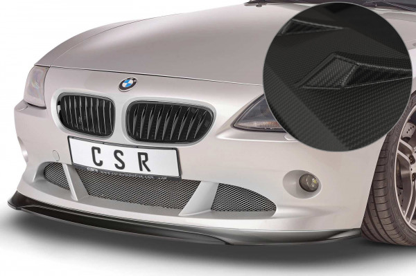 Cup-Spoilerlippe mit ABE für BMW Z4 E85 CSL370-M Carbon Look Matt