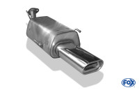 FOX Endschalldämpfer einflutig 135x80 mm passend für Opel Astra G Coupe FOX Endschalldämpfer einflutig 135x80 mm passend für Opel Astra G Coupe