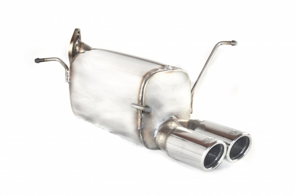 Ulter Sportauspuff passend für Suzuki Swift V 2010-2013 2 Endrohre rund Ø70