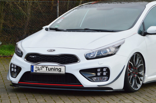 CUP Frontspoilerlippe passend für Kia Ceed GT / Pro Ceed GT ab Baujahr 2013