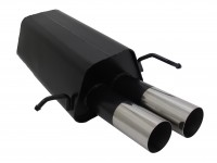 Novus Sportauspuff passend für Mercedes CLK W209 2x76mm RL-Design Novus Sportauspuff passend für Mercedes CLK W209 2x76mm RL-Design