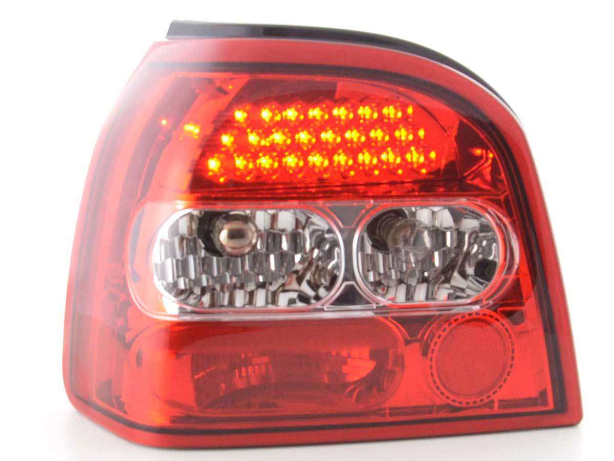 LED Rückleuchten Set VW Golf 3 Typ 1HXO 92-97 klar/rot 