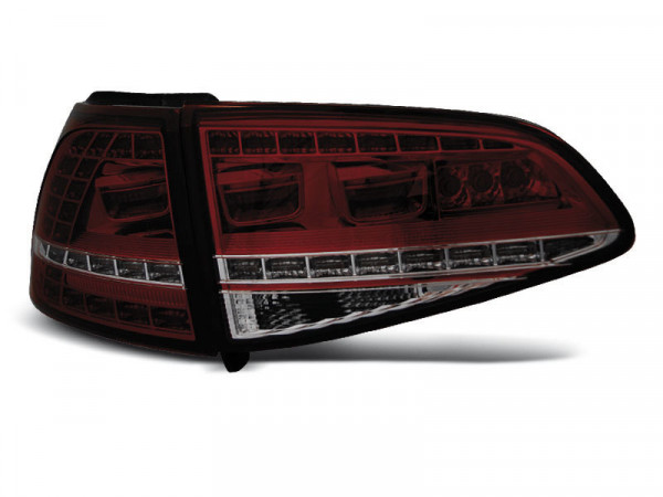 LED Rücklichter Sport rot getönt passend für VW Golf 7 13-17