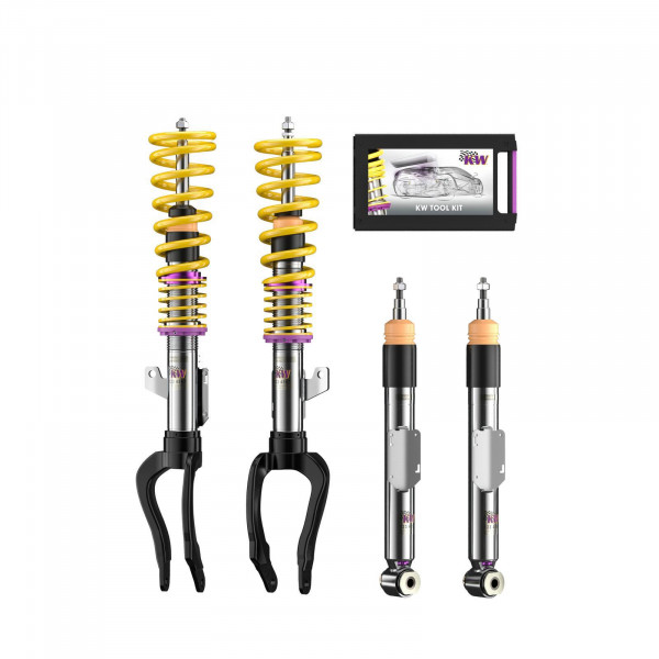 KW Gewindefahrwerk V3 inox BMW 5er (F10) 5L, GT, HY, KL, M5/M6 Allrad 01/2009-10/2016
