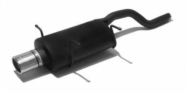 Ulter Sportauspuff passend für Suzuki Swift II Hatchback 1989–2005 1 Endrohr oval 95×65