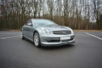 Front Ansatz V.1 Für INFINITI G35 COUPE Schwarz Hochglanz