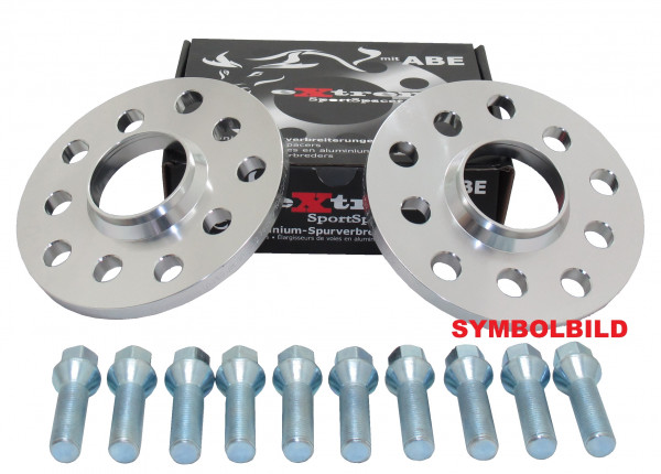 Spurverbreiterung Set 20mm inkl. Radschrauben für Audi A6 Allroad 4B