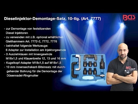 Diesel-Injektoren-Demontage-Satz 10-tlg.