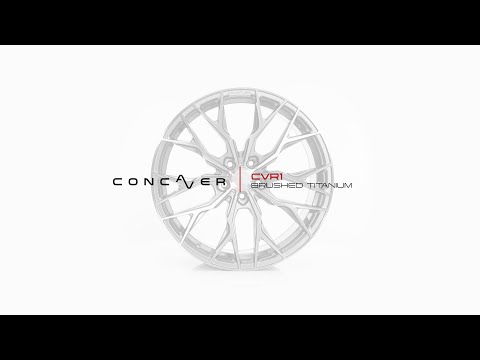 Concaver CVR1 20x8,5 ET45 5x112 Brushed Titanium Felge