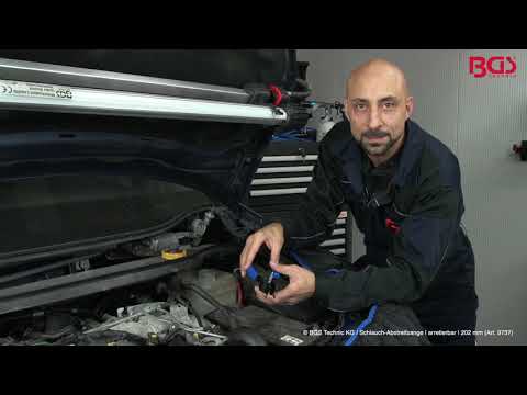 Schlauch-Abstreifzange arretierbar 202 mm