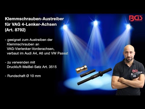 BGS Klemmschrauben-Austreiber passend für VAG 4-Lenker-Achsen