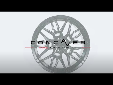 Concaver CVR6 22x9 ET10-52 Felge Platinum Black