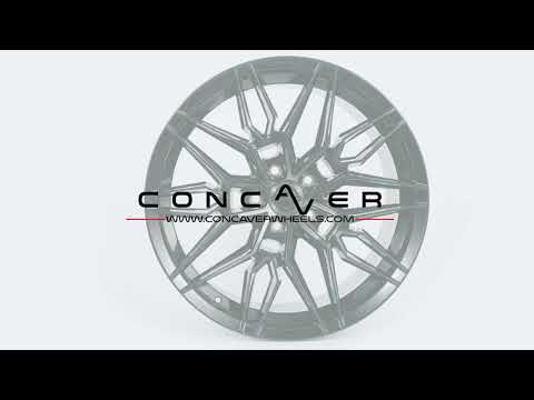 Concaver CVR6 22x9 ET10-52 Felge Double Tinted Black