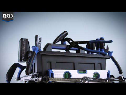 Werkzeug-Tragekasten aus Kunststoff inkl. 66-tlg. Werkzeug-Sortiment