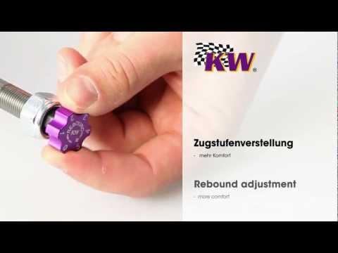KW Gewindefahrwerk V2 inox passend für BMW 1er Coupe (E82) 10/2006-10/2013