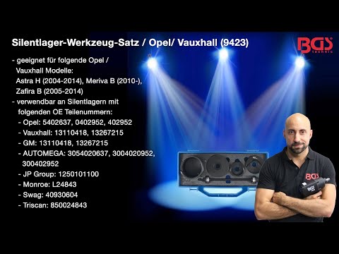 Silentlager-Werkzeug-Satz passend für Opel / Vauxhall – 5-teilig