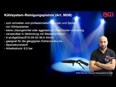 Kühlsystem-Reinigungspistole