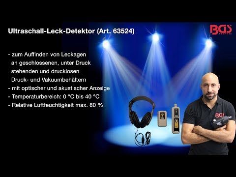 BGS Ultraschall-Leck-Detektor für Gas-, Luft- und Wasserbehälter
